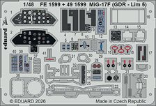 Eduard MiG-17F (GDR - Lim 5) Zoom Etched Parts (for Kinetic)