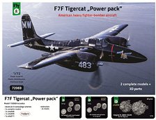 Fly F7F Tigercat `Power pack` 2in1 (Dual Combo Limited Edition) (Plastic model)