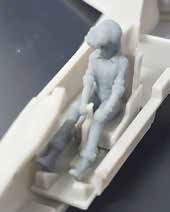 Model Art 次元艦隊 `風間真` 飛行員人偶 (坐姿) (塑膠模型) 圖片 7