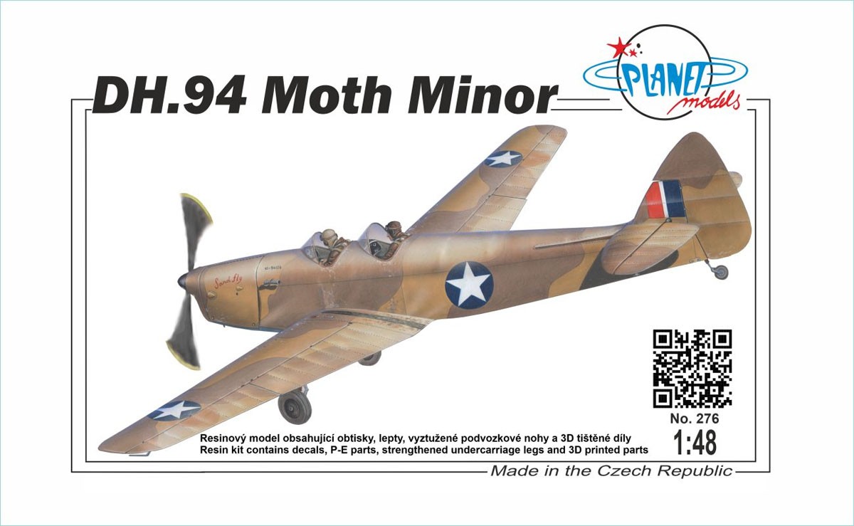 Planet DH.94 Moth Minor (Plastikmodell) Bild 2