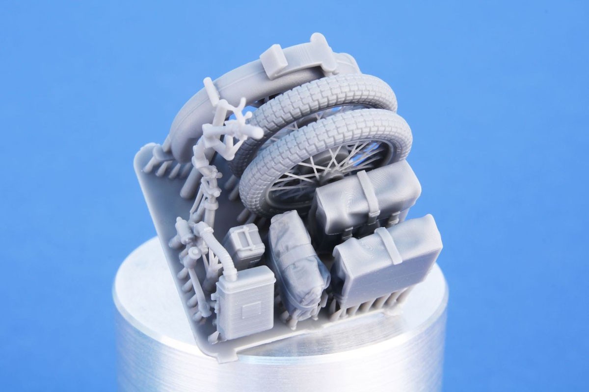 CMK BSA M20 Motorrad Korrektur (für Tamiya Bausatz) (Plastikmodell) Bild 6