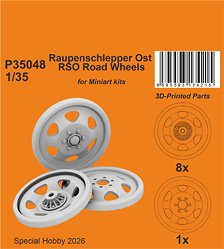 CMK Raupenschlepper Ost RSO Road Wheels / for Miniart kits (Plastic model)