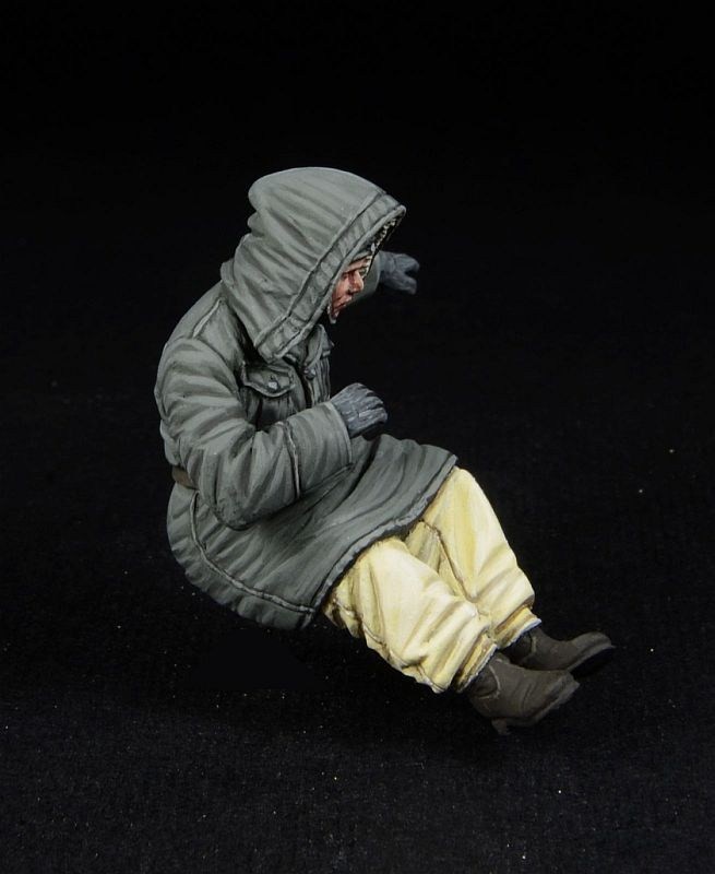 D-Day Miniatures Studio WSS Schwimmwagen MG Gunner, Winter 1943-45 (for Tamiya) (Plastic model) image 4