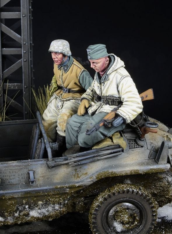 D-Day Miniatures Studio WSS Schwimmwagen Crew Vol.2 - Rear Seats, Winter 1943-45 (2 ฟิกเกอร์) (สำหรับ Tamiya) (โมเดลประกอบ) รูปภาพ 4