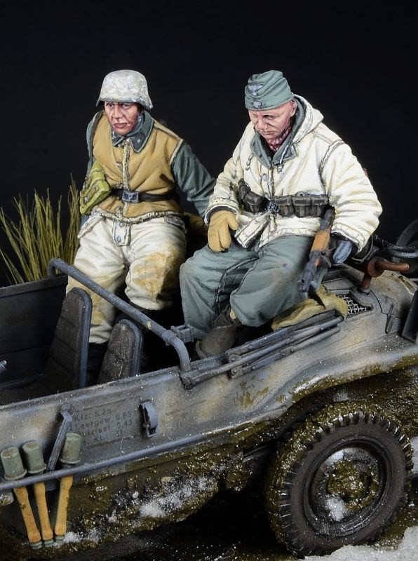 D-Day Miniatures Studio WSS Schwimmwagen Crew Vol.2 - Rear Seats, Winter 1943-45 (2 ฟิกเกอร์) (สำหรับ Tamiya) (โมเดลประกอบ) รูปภาพ 5