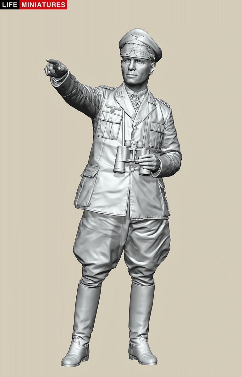 Life Miniatures 「沙漠之狐」埃爾溫·隆美爾,北非1942 (塑膠模型) 圖片 6