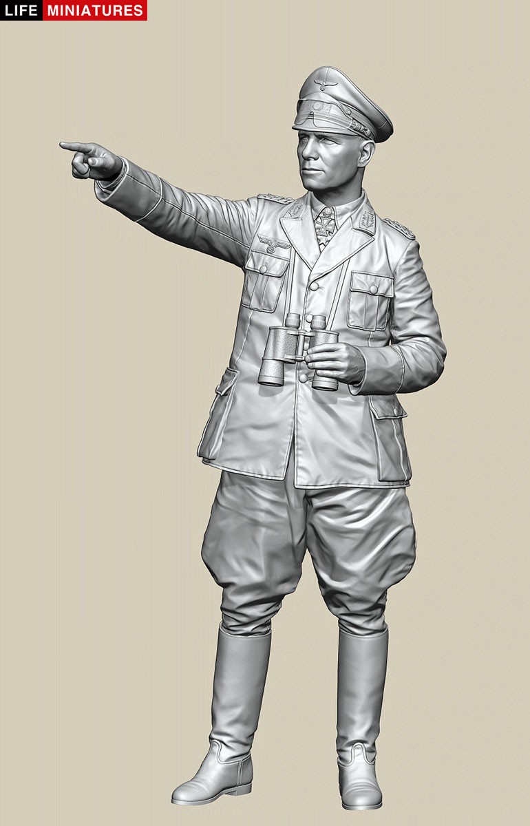 Life Miniatures 「沙漠之狐」埃爾溫·隆美爾,北非1942 (塑膠模型) 圖片 6