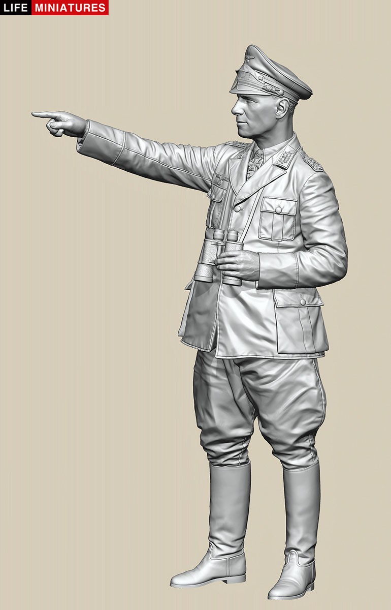 Life Miniatures 「沙漠之狐」埃爾溫·隆美爾,北非1942 (塑膠模型) 圖片 7
