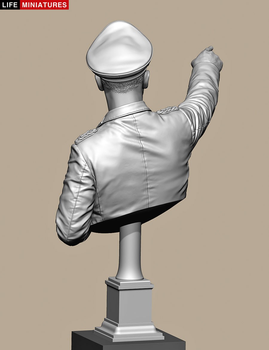 Life Miniatures 「沙漠之狐」埃爾溫·隆美爾,北非1942 (半身像) (塑膠模型) 圖片 3