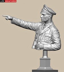 Life Miniatures 「沙漠之狐」埃爾溫·隆美爾,北非1942 (半身像) (塑膠模型) 圖片 4