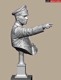 Life Miniatures 「沙漠之狐」埃爾溫·隆美爾,北非1942 (半身像) (塑膠模型) 圖片 5
