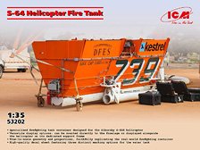 ICM S-64 Helicopter Fire Tank (Plastic model)