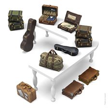 Green Stuff World Suitcases (Plastic model)