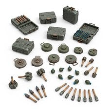 Green Stuff World WWII German Grenades (Plastic model)