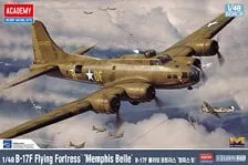 Academy B-17F Flying Fortress `Memphis Belle` (Plastic model)