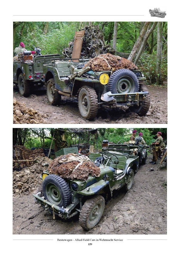 Beutewagen Allied Firld Cars in Wehrmasht Service Bantam BRC-40, Willys MB, Ford GPW and GAZ-64 รูปภาพ 6