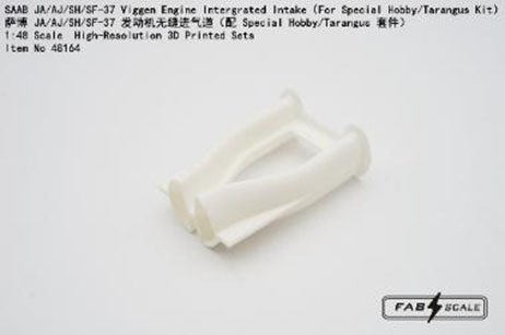 FAB Scale SAAB JA/AJ/SH/SF-37 비겐 엔진 일체형 인테이크 (스페셜 하비/타랑구스용) 이미지 2