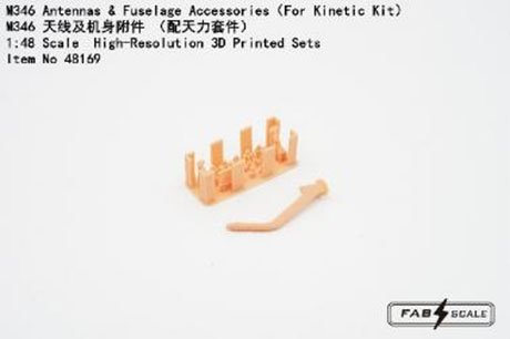 FAB Scale M-346 Antennas &amp; fuselage accessories (for Kinetic) gambar 2