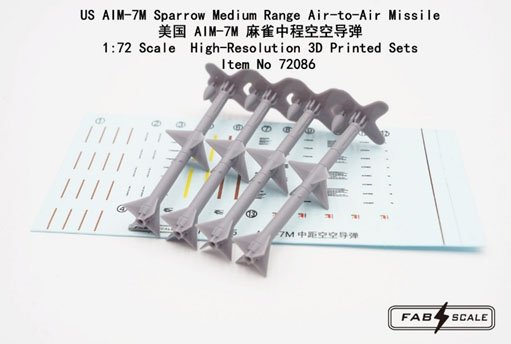 FAB Scale 美国AIM-7M中程空对空导弹 (塑料模型) 图片 2
