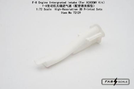 FAB Scale F-8发动机一体式进气道 (适用于Academy) (塑料模型) 图片 2