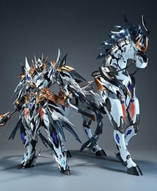 Motor Nuclear MNP-XH05WA Tianyou Star Zhao Yun `Dragon Gallant General` Mighty Color Ver. Plastic Model Kit (Plastic model)