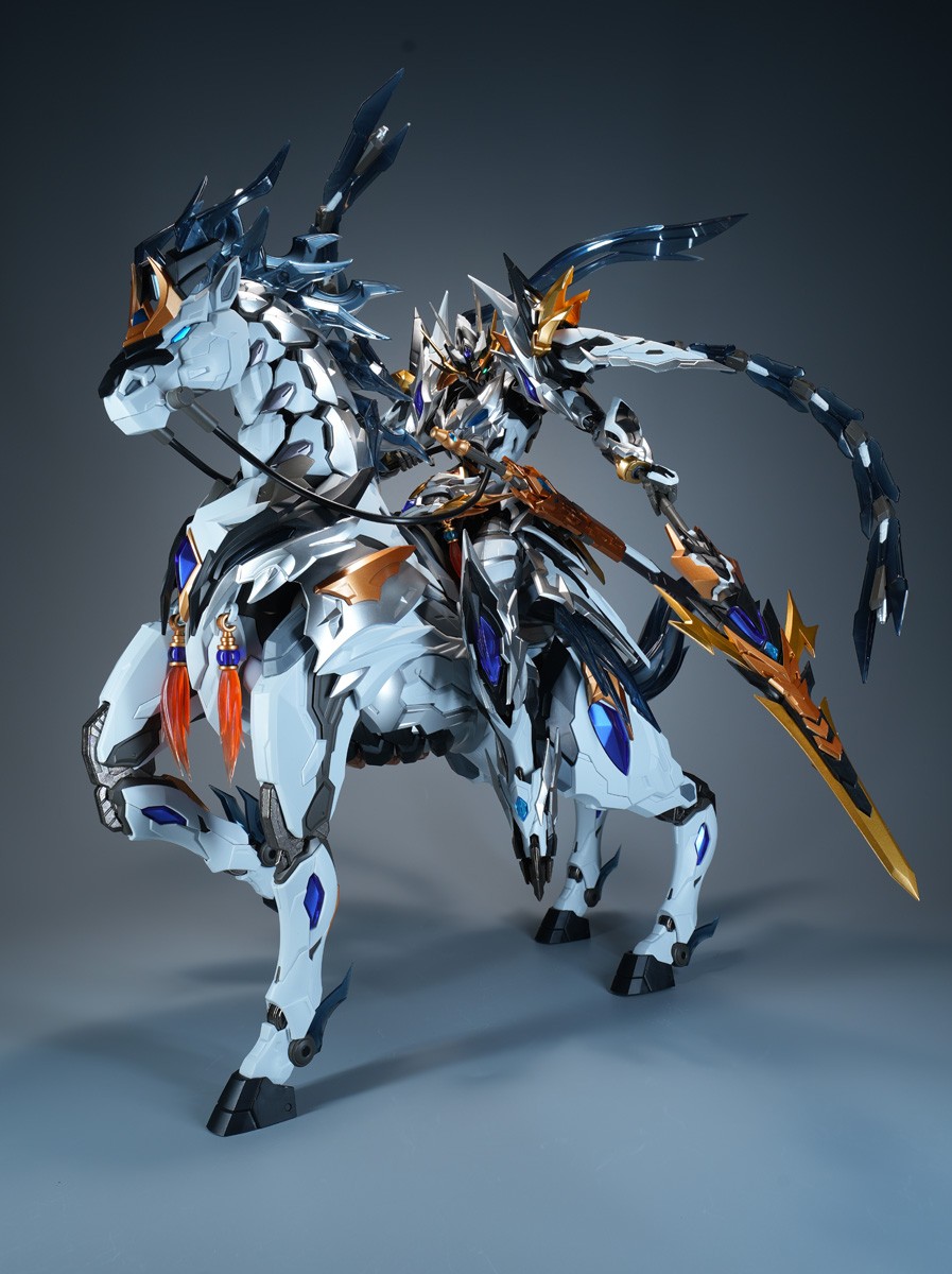Motor Nuclear MNP-XH05WA 天佑星 趙雲 龍驍将軍 マイティカラーVer. プラモデルキット 画像 4