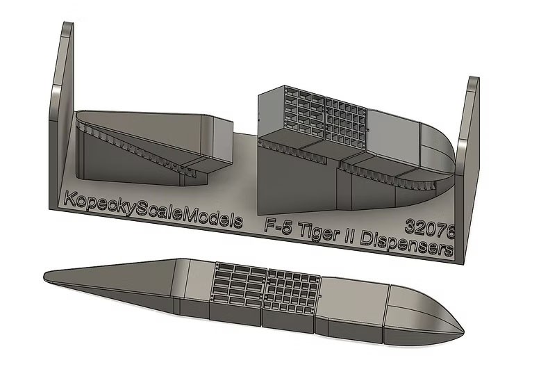 KopeckyScaleModels F-5 Tiger II Centerline pylon (สำหรับ Kitty Hawk/Zimimodel) (โมเดลพลาสติก) รูปภาพ 2
