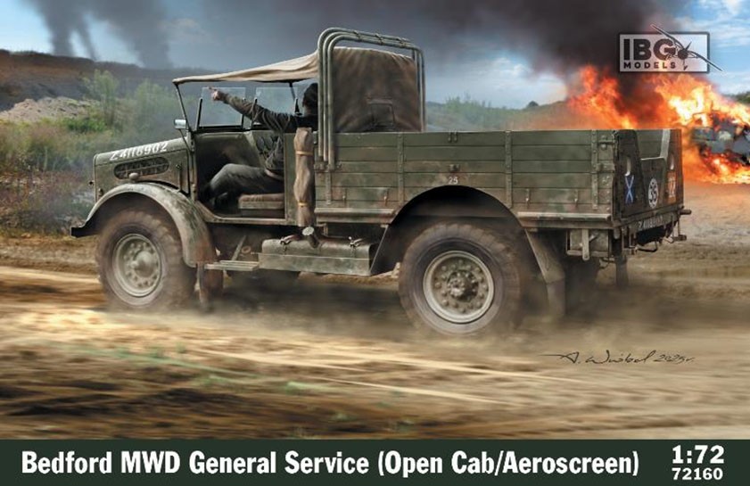 IBG Bedford MWD General Service (Open Cab/Aeroscreen) (플라스틱 모델) 이미지 2