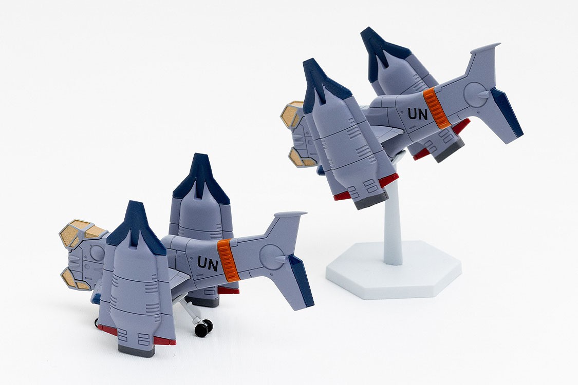 Syuto Seiko SYUTO Tiny Scale 1/350 `Evangelion: New Theatrical Edition` UNAF Close Air Support VTOL Aircraft YAGR-3B (Plastic model) image 4