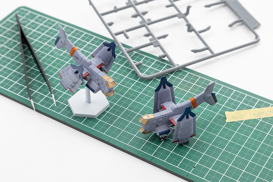 Syuto Seiko SYUTO Tiny Scale 1/350 `Evangelion: New Theatrical Edition` UNAF Close Air Support VTOL Aircraft YAGR-3B (Plastic model) image 7