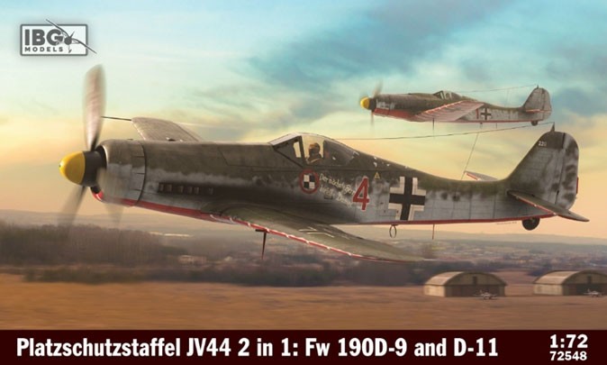 IBG 플라츠슈츠슈타펠 JV44 2 in 1: Fw 190D-9 and D-11 (프라모델) 이미지 2