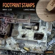 Liang Model Footprint Stamps WW.II (Plastic model)