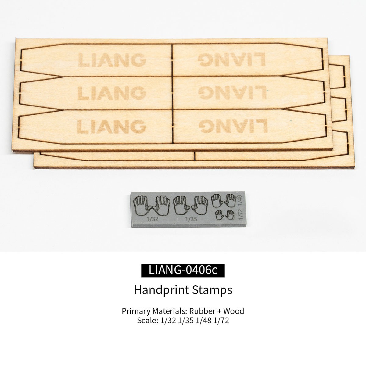Liang Model Handprint Stamps imagen 5