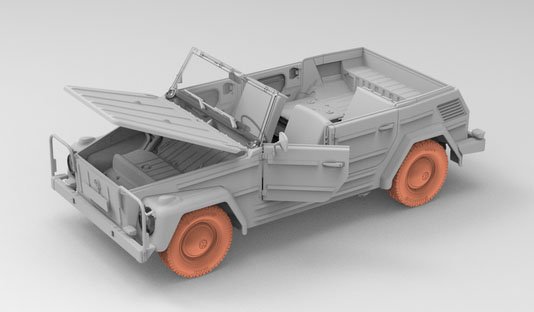 Das Werk Kurierwagen Type 181 `Standard` (Plastikmodell) Bild 4