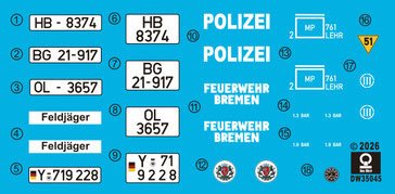 Das Werk Kurierwagen Type 181 `Bluelight Version` (プラモデル) รูปภาพ 3