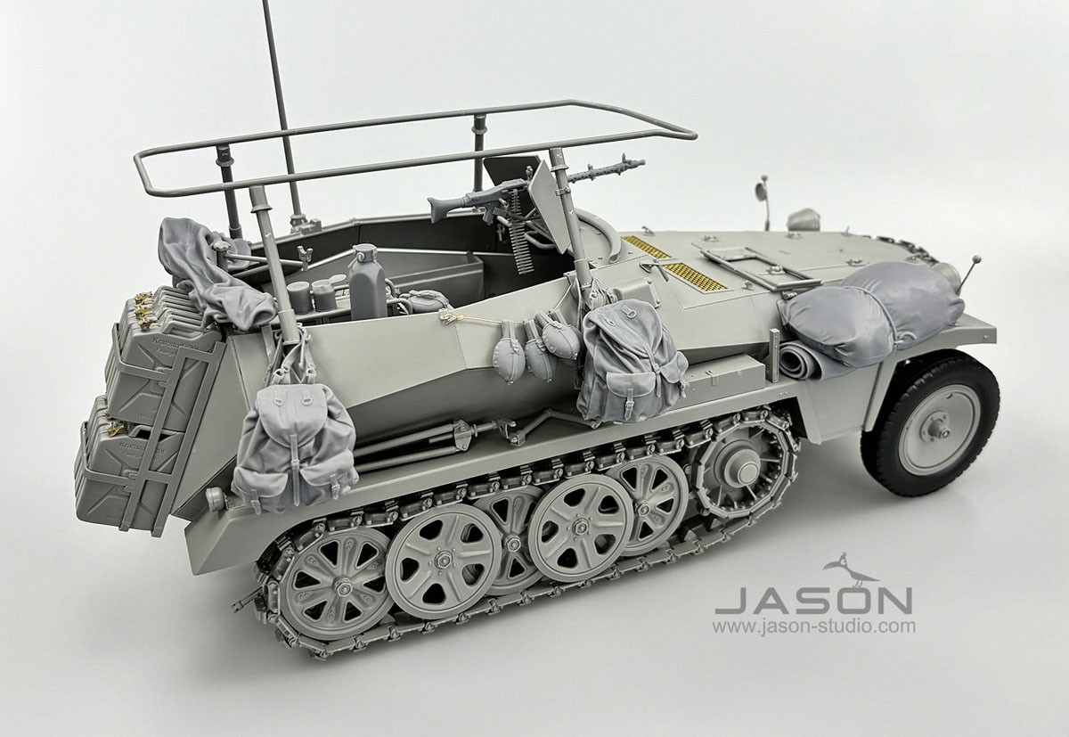 Jason Studio GERMAN Sd.Kfz.250/3 Ausf.A HALFTRACK ACCESSORY SET (Plastic model) Bild 5