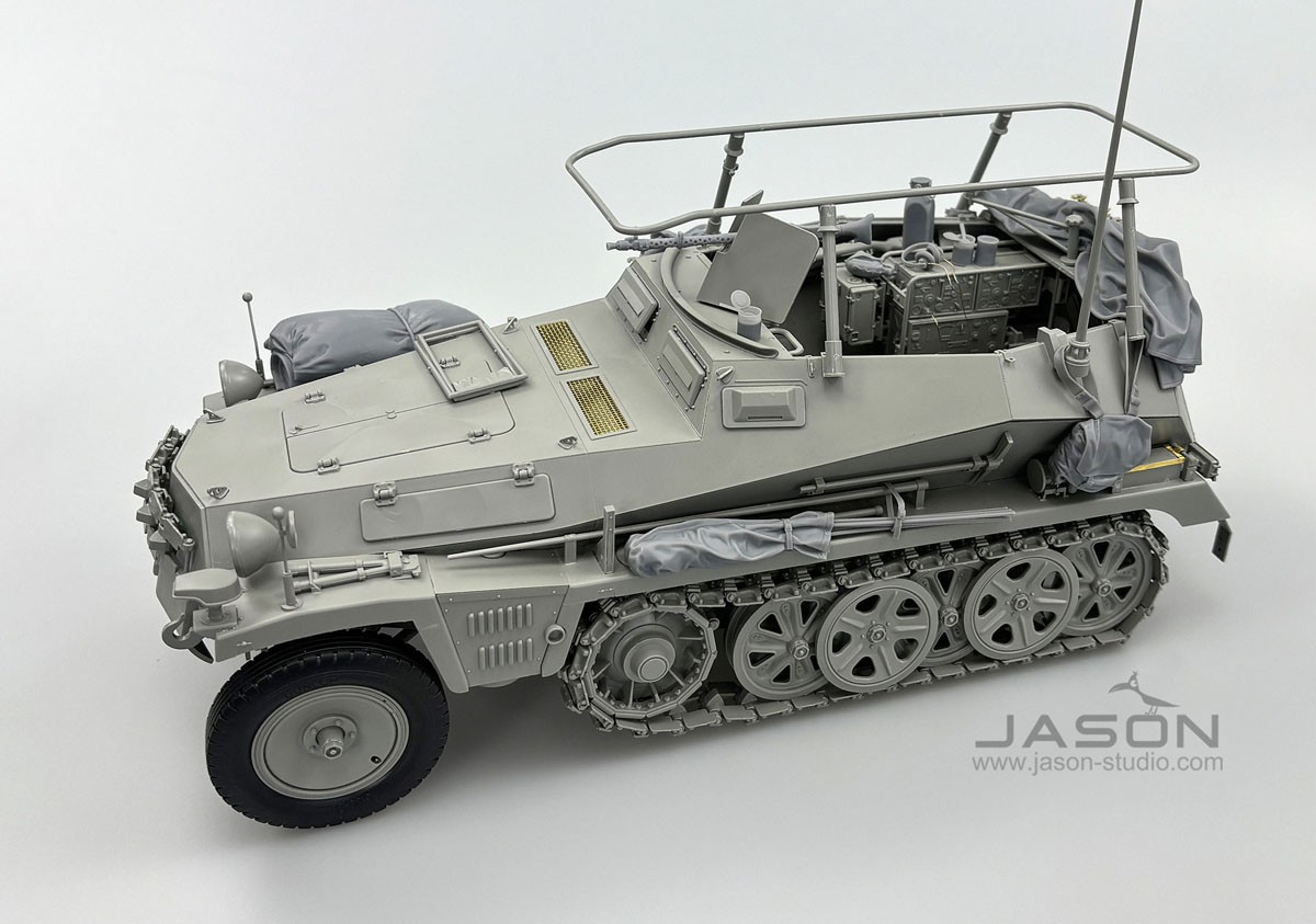 Jason Studio GERMAN Sd.Kfz.250/3 Ausf.A HALFTRACK ACCESSORY SET (Plastic model) Bild 6