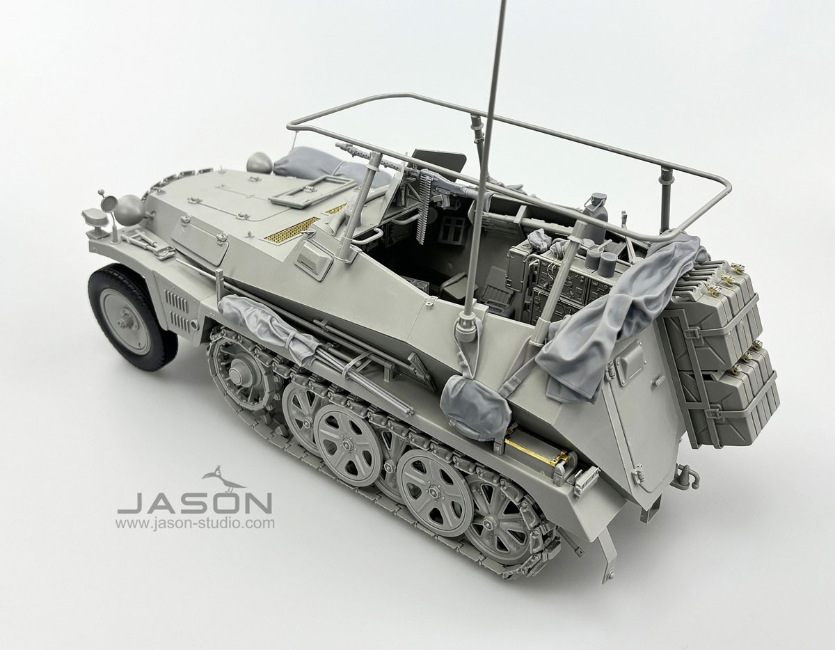 Jason Studio GERMAN Sd.Kfz.250/3 Ausf.A HALFTRACK ACCESSORY SET (Plastic model) Bild 7