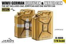 Jason Studio WWII GERMAN JERRYCAN &amp; WATER CAN (Plastic model)