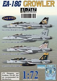 DXM Decals U.S.NAVY EA-18G CAG Birds Collection ( VAQ-138 / VAQ-139 / VAQ-140 / VAQ-131)