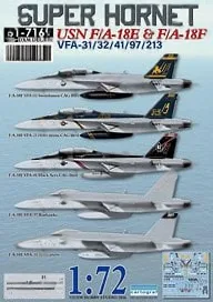 DXM Decals U.S.NAVY 슈퍼 호넷 E&F VFA-31/32/41/97/213 데칼 세트 이미지 1