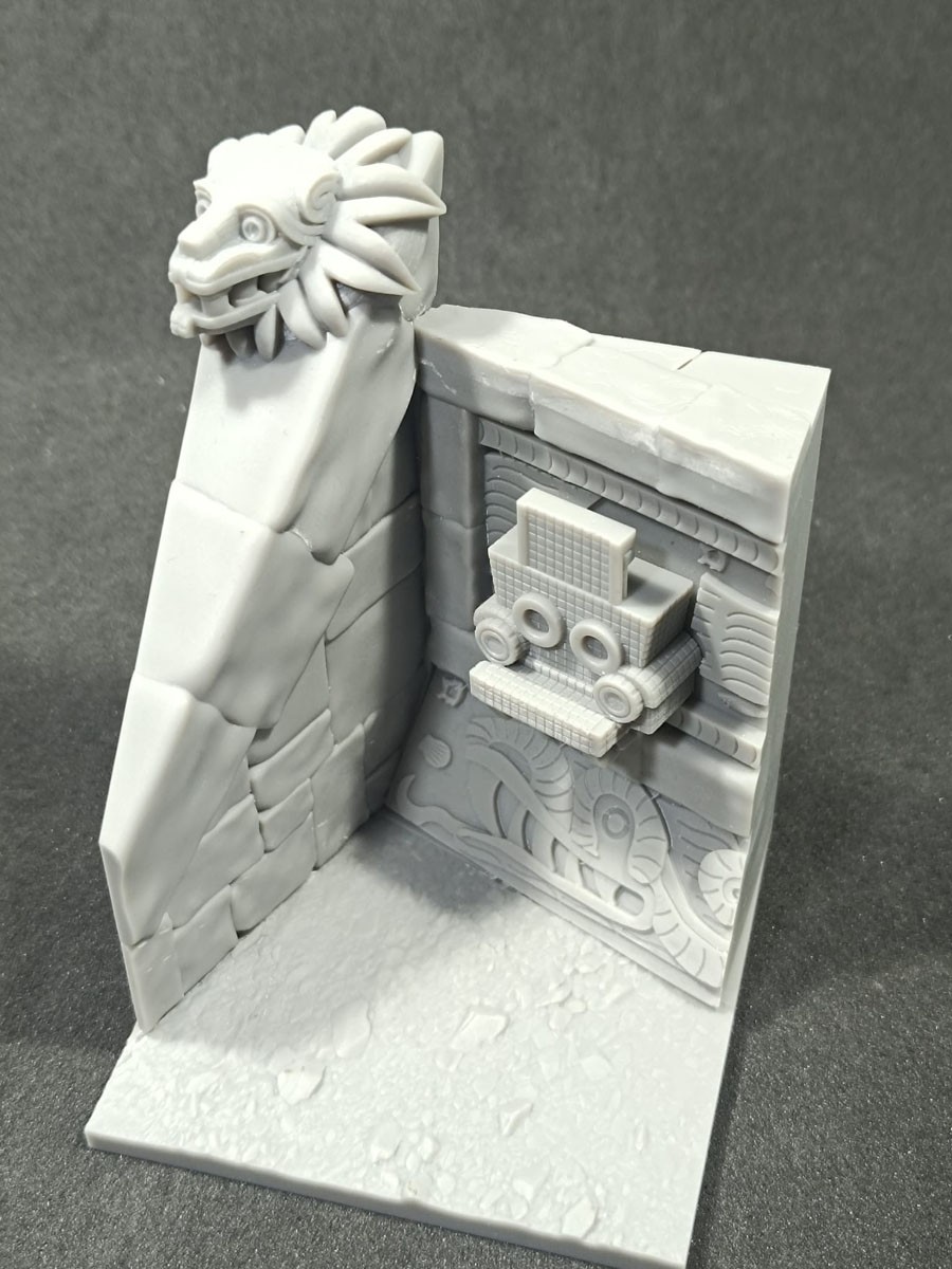 VG DioModels Seccion de Piramide Quetzalcoatl 75mm (Plastic model) 圖片 3