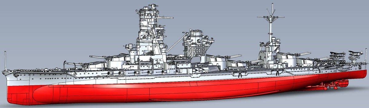 Fujimi IJN Battleship Ise (Plastic model) gambar 2