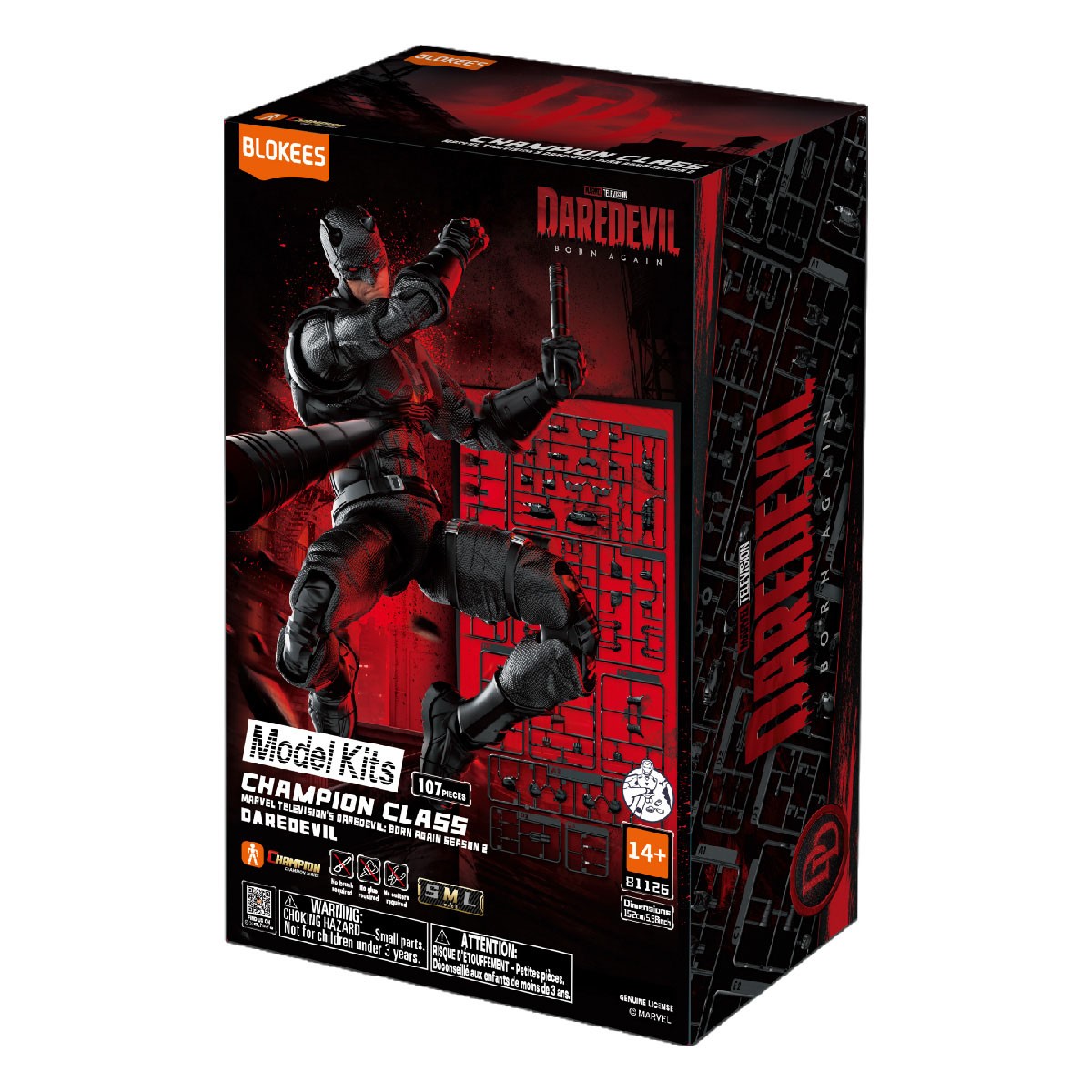 Blokees Blokees Marvel Heroes Champion Class 14 Daredevil Born Again S2 (Plastic model) image 2