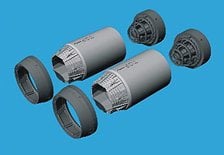 Aires Sepecat Jaguar A/E exhaust nozzles (for Hobby boss) (Plastic model)