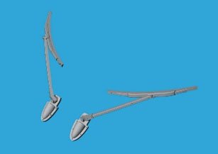 Quickboost S-3 Viking wipers (for Hasegawa) (Plastic model) Bild 2
