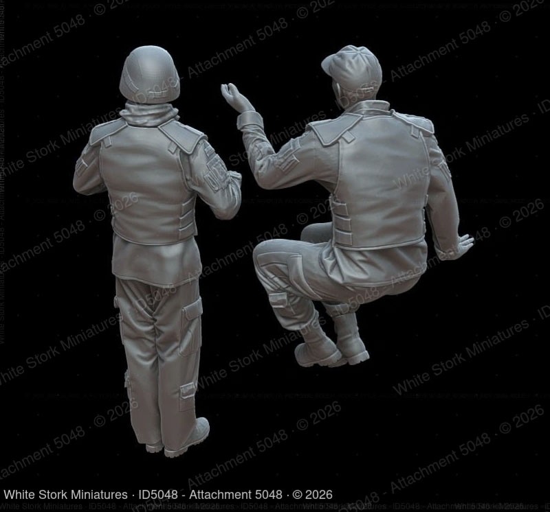 White Stork Miniatures Figures KTO Rosomak crew (Set of 2) Bild 4