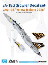 Def.Model EA-18G VAQ-138 Yellow Jackets decal set (for Academy)