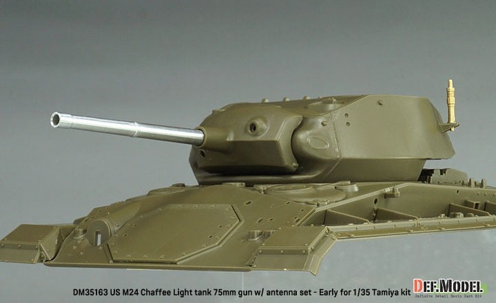 Def.Model 미군 M24 채피 경전차 75mm 포신 w/ 안테나 세트 (타미야용) (프라모델) 이미지 8
