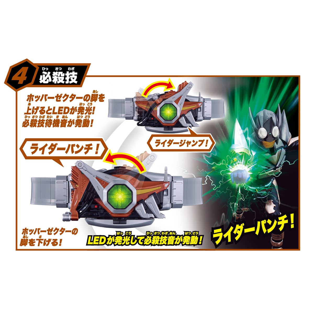 Bandai SUPER BEST Transform Belt DX Hopperzecter รูปภาพ 6
